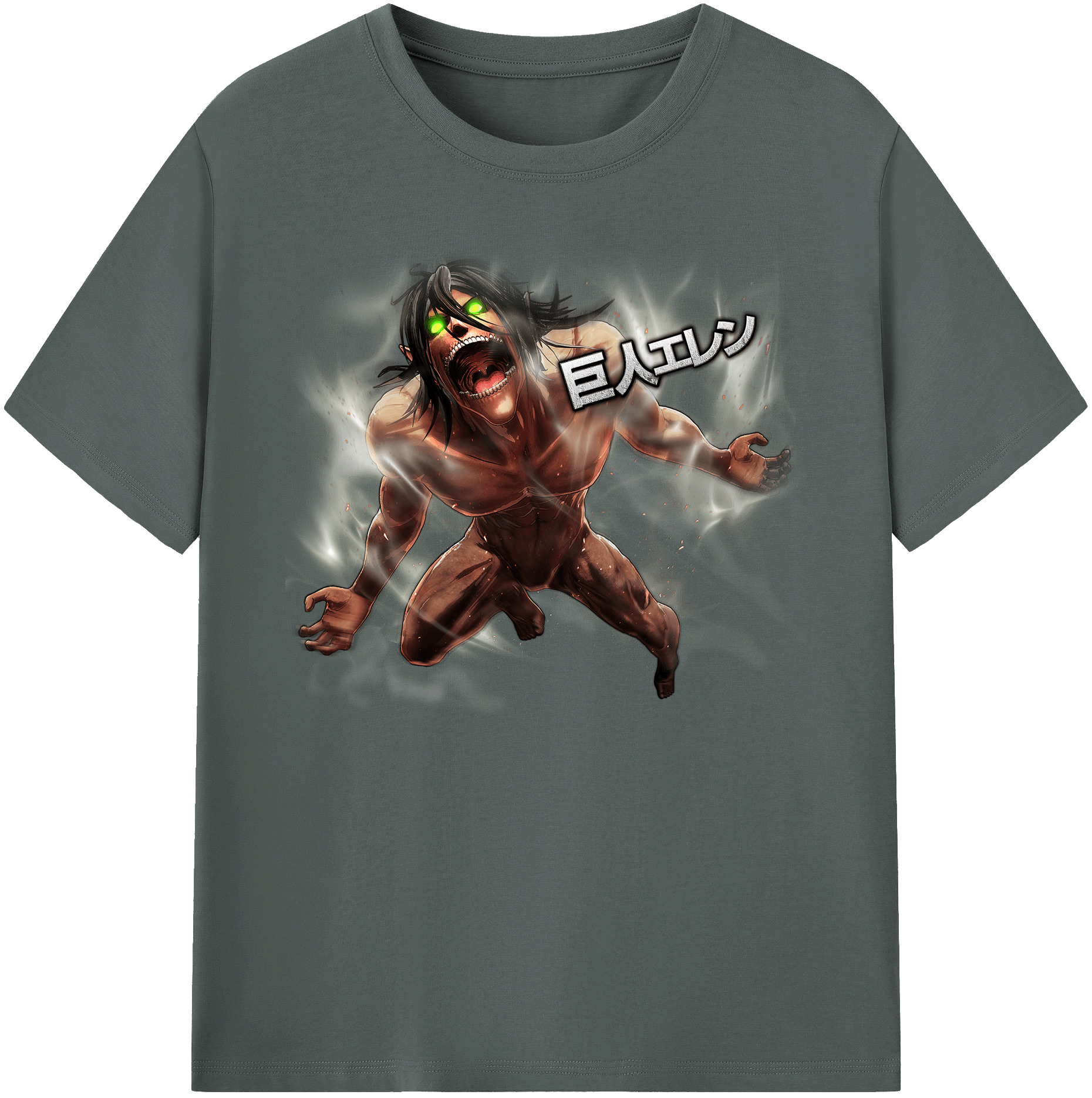 （画像用） 進撃の巨人 Attack on Titan 綿100％ メンズ半袖Tシャツ｜肌触りやわらか＆通気性